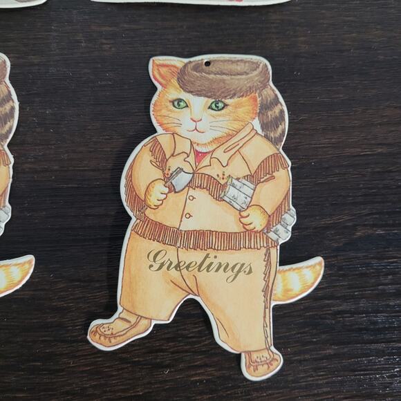 Kitty Cucumber's Friends "J.B. Buster" Set of 24 Vintage Gift Tags Cards Cottage - Picture 7 of 16